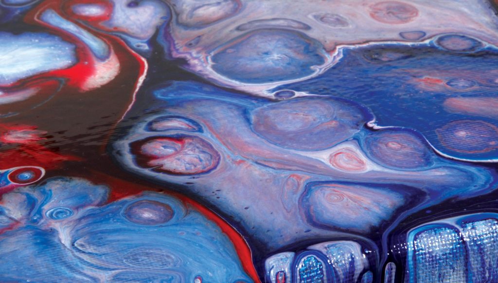 How to create paint pouring art