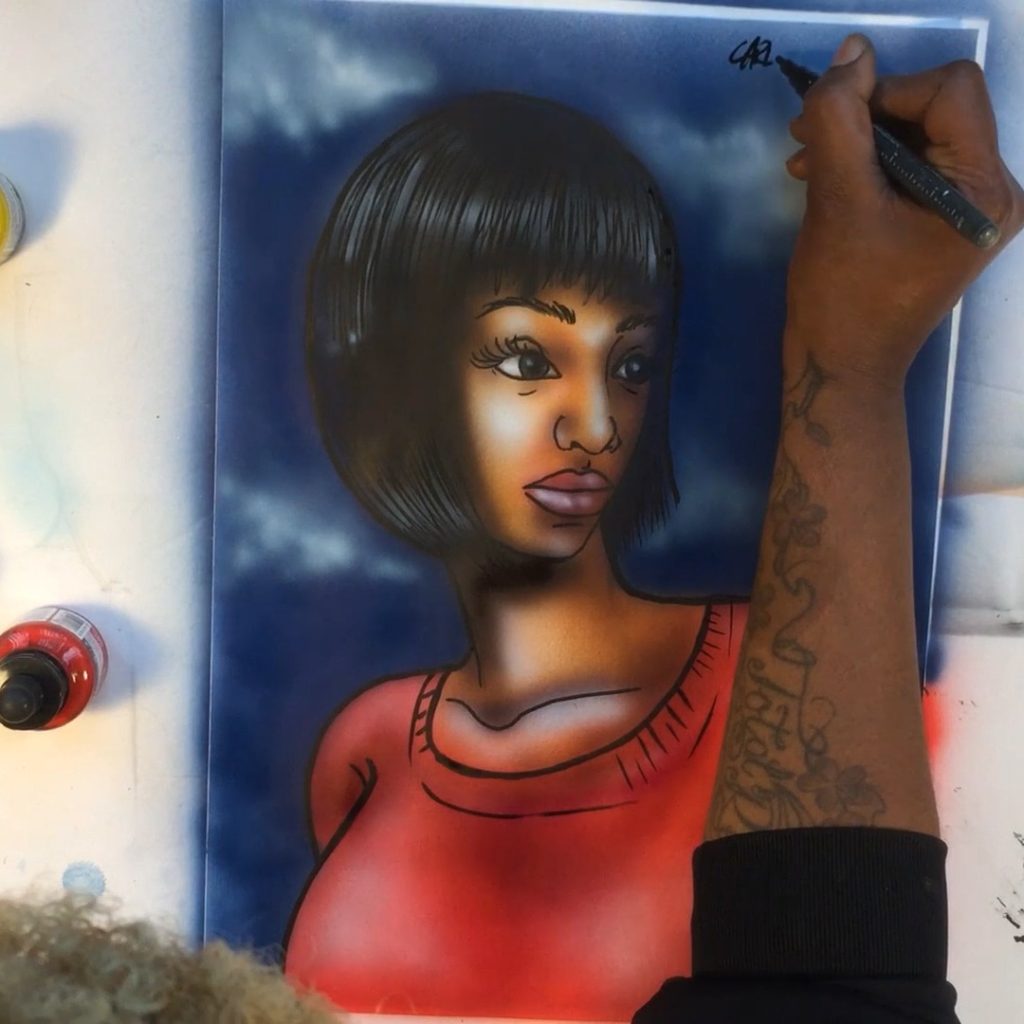 How to use Daler-Rowney inks with an airbrush