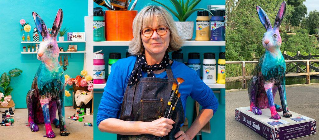 Hares of Hampshire Art Trail x Jenny Muncaster